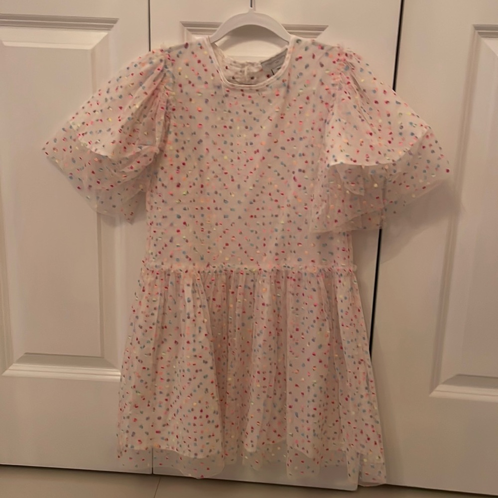 Stella McCartney Kids
embroidered dots tulle dress